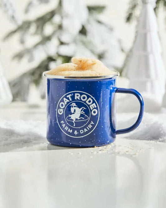Goat Rodeo Enameled Campfire Mug