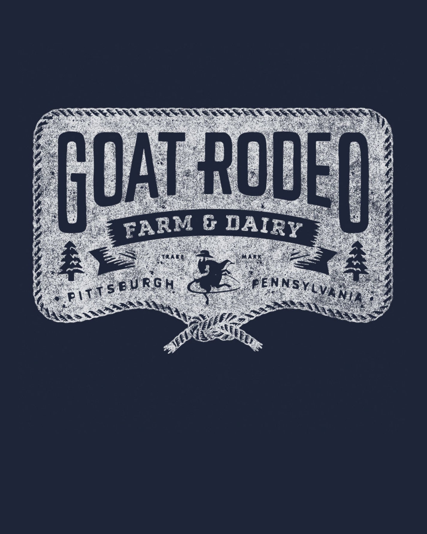 Goat Rodeo Navy Tee